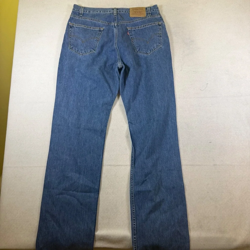 Levis Mens Regular Straight Leg Jeans Medium‎ Wash Blue 100 Cotton 36x34 7362